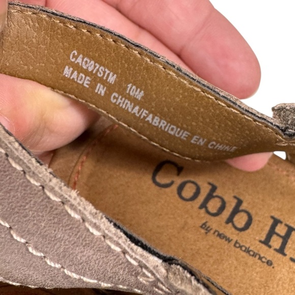 Cobb Hill New Balance wedge sandals shoes women’s size 10 taupe gray/beige